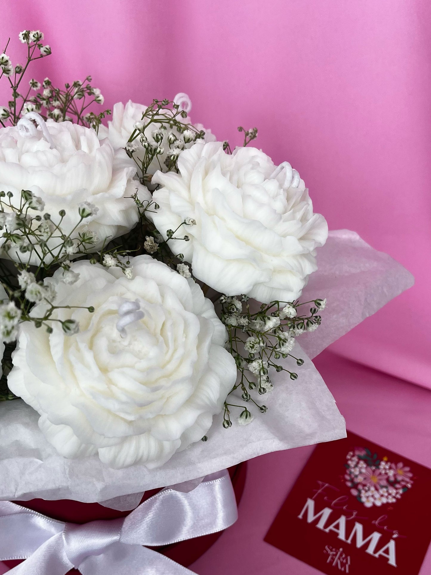 Bouquet Velas Peonias