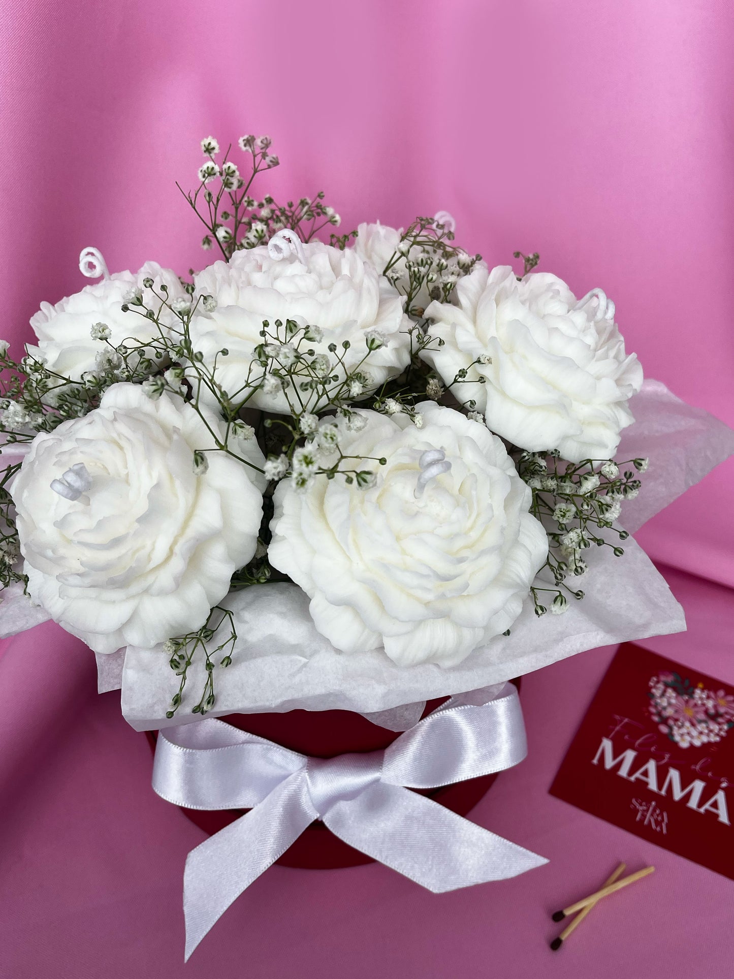 Bouquet Velas Peonias