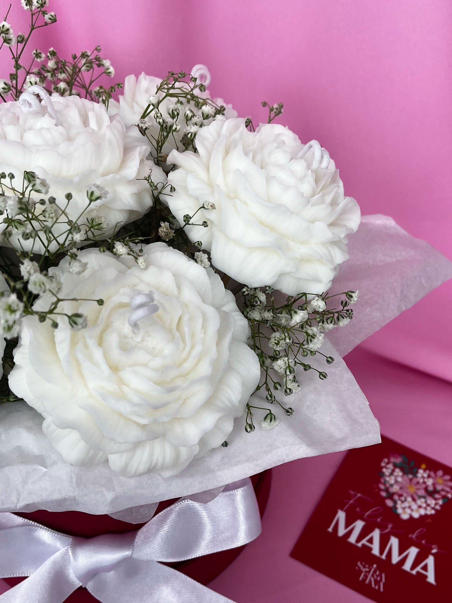 Bouquet Velas Peonias