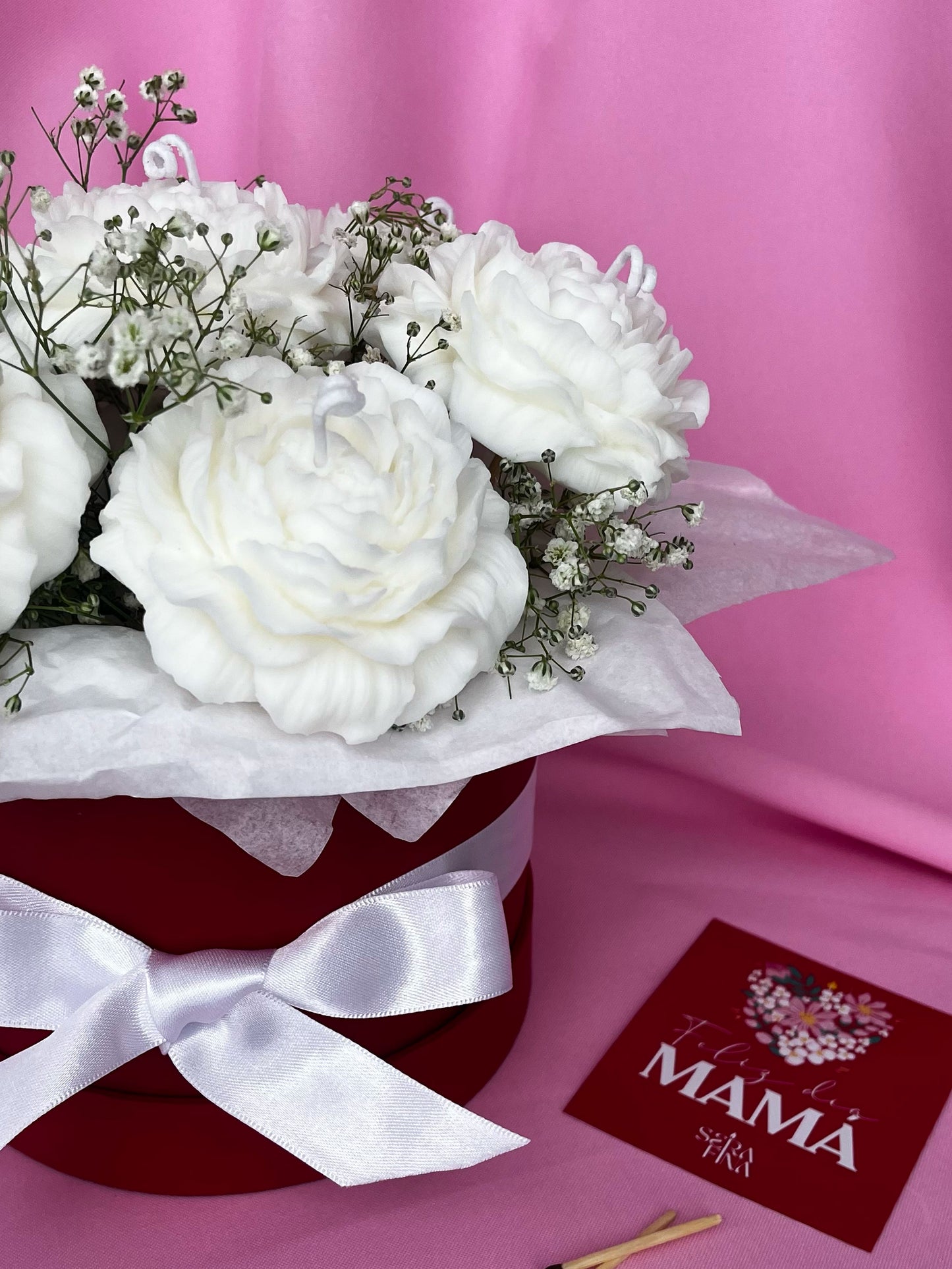 Bouquet Velas Peonias