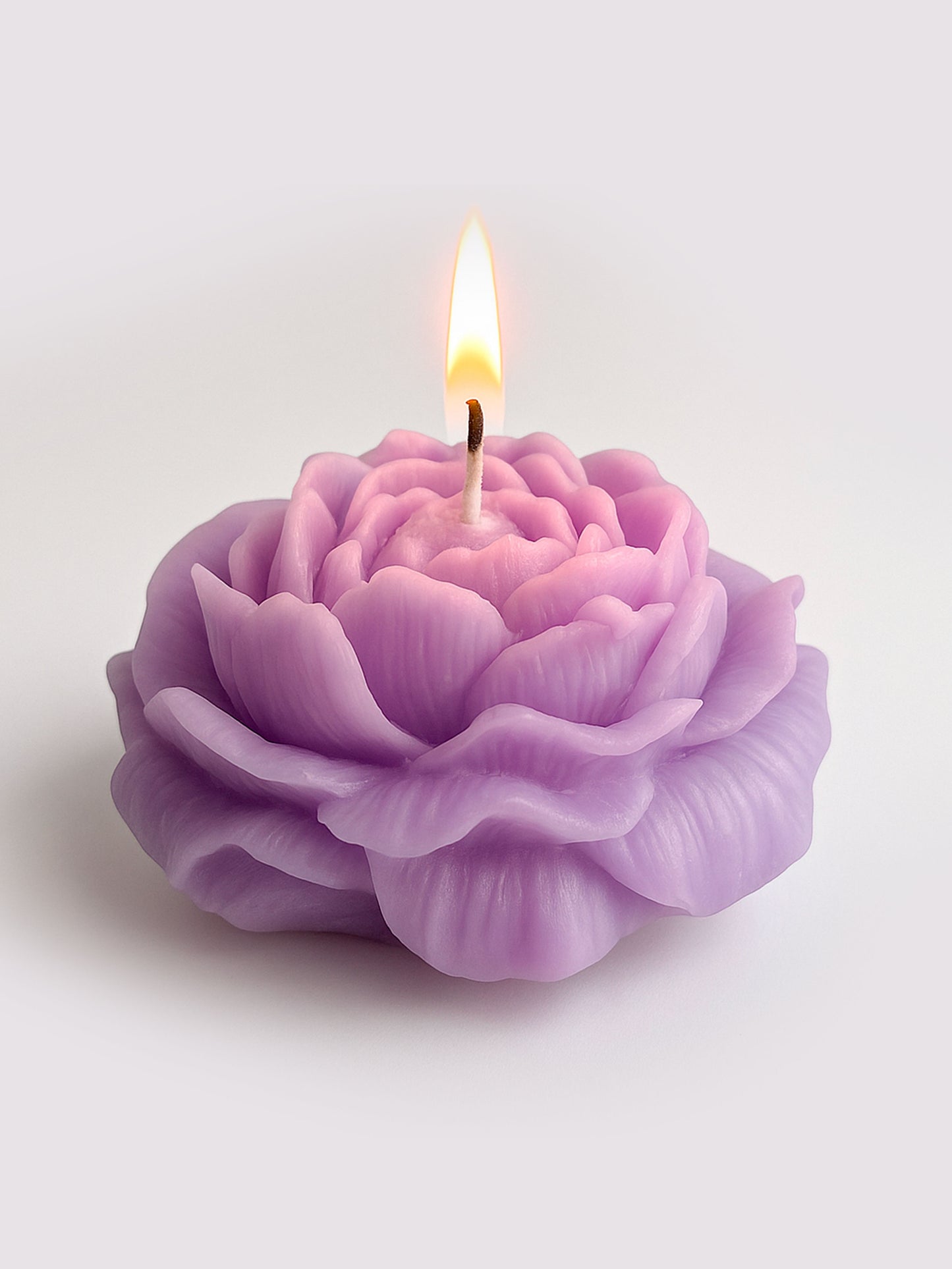 Vela Flor Peonia individual