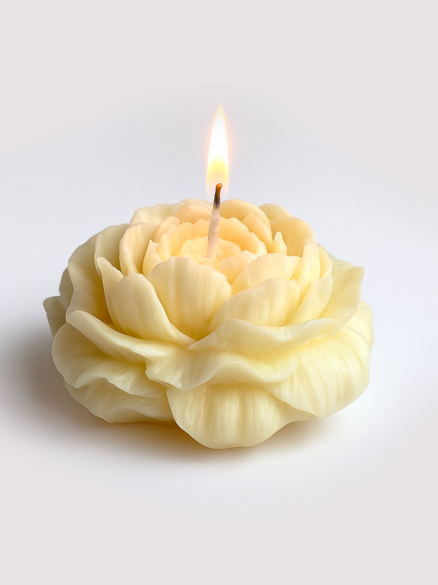 Vela Flor Peonia individual