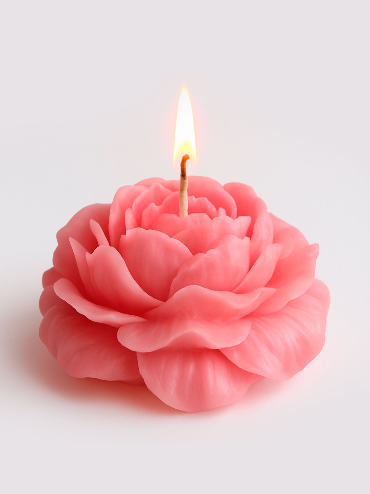 Vela Flor Peonia individual