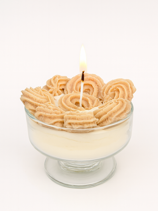 Vela galletas con leche